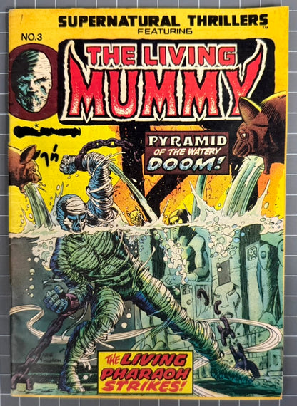 SUPERNATURAL THRILLERS #3 [YAFFA PUBLISHING] AUSTRALIAN MARVEL COMIC 1980