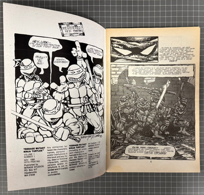 🔑 TEENAGE MUTANT NINJA TURTLES #1 (MIRAGE) 5TH PRINT TMNT COMIC 1988 FN/VF