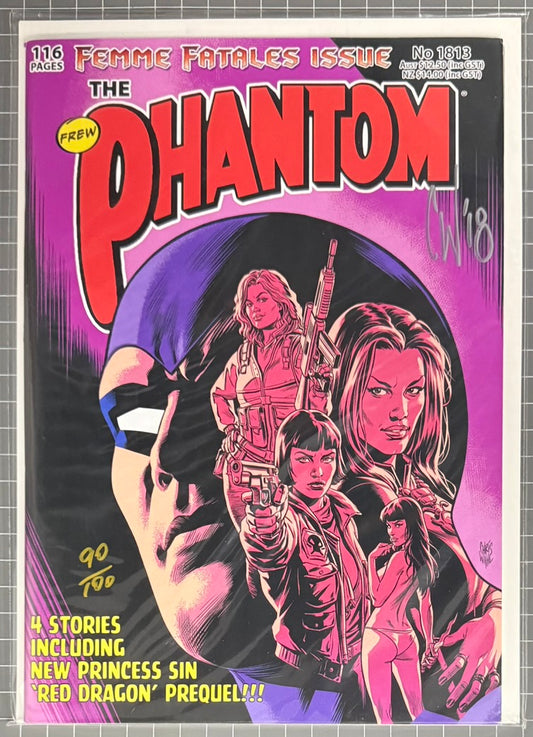 THE PHANTOM #1813 FEMME FATALES [FREW] *SIGNED & LIMITED* AUSTRALIAN COMIC 2018 NM