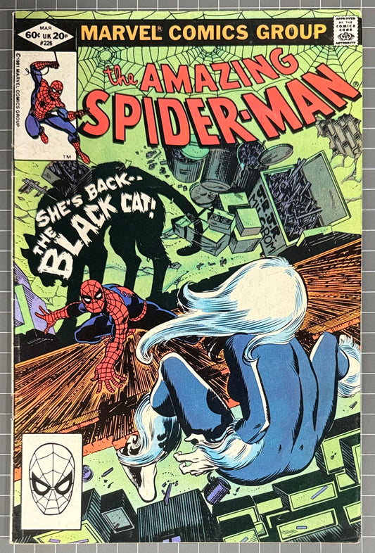 THE AMAZING SPIDER-MAN #226 [MARVEL COMICS] DIRECT 1982 VG/FN