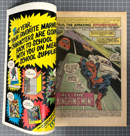 THE AMAZING SPIDER-MAN #163 [MARVEL COMICS] *JOHN ROMITA COVER* 1976 FN+