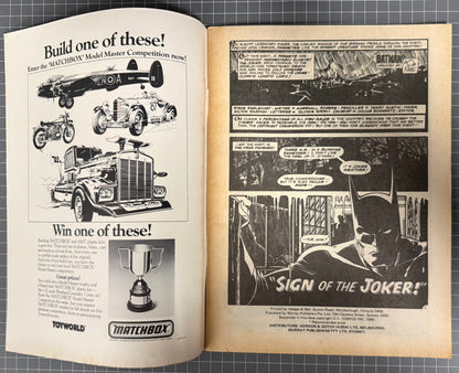 🔑 THE SIGN OF THE JOKER (MURRAY PUBLISHERS) AUSTRALIAN 96 PAGES COMIC 1982