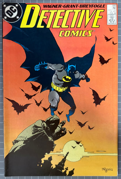 🔑 DETECTIVE COMICS #583 [DC COMICS] *1ST APP. SCARFACE & VENTRILOQUIST* 1988 FN/VF