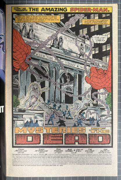 🔑 AMAZING SPIDER-MAN #311 [MARVEL COMICS] *TODD MCFARLANE MYSTERIO* 1989 FN+