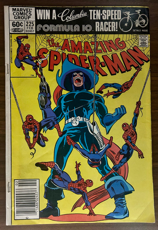THE AMAZING SPIDER-MAN #225 [MARVEL COMICS] NEWSSTAND 1982