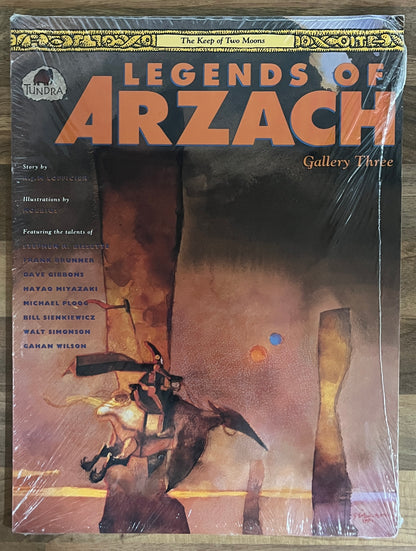 Legends of Arzach Gallery Three: The Keep of Two Moons - R.J.M. Lofficier & Moebius (8 Prints)