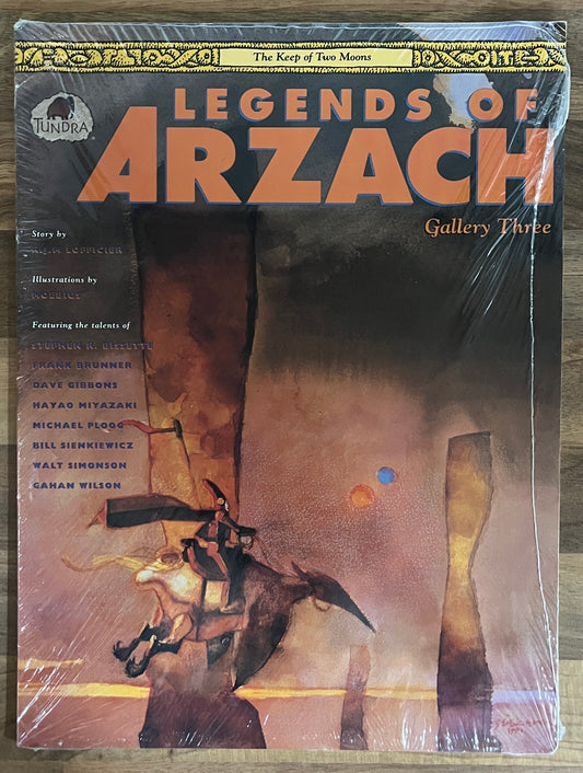 Legends of Arzach Gallery Three: The Keep of Two Moons - R.J.M. Lofficier & Moebius (8 Prints)