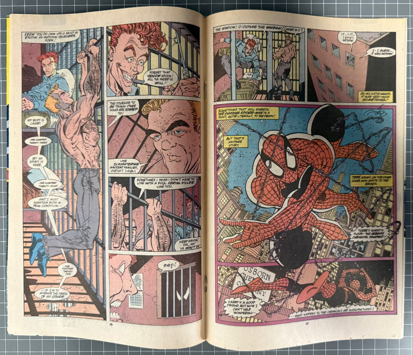 🔑 AMAZING SPIDER-MAN #344 (MARVEL) COMIC *1ST APP. CLETUS KASADY [CARNAGE] 1991 VF