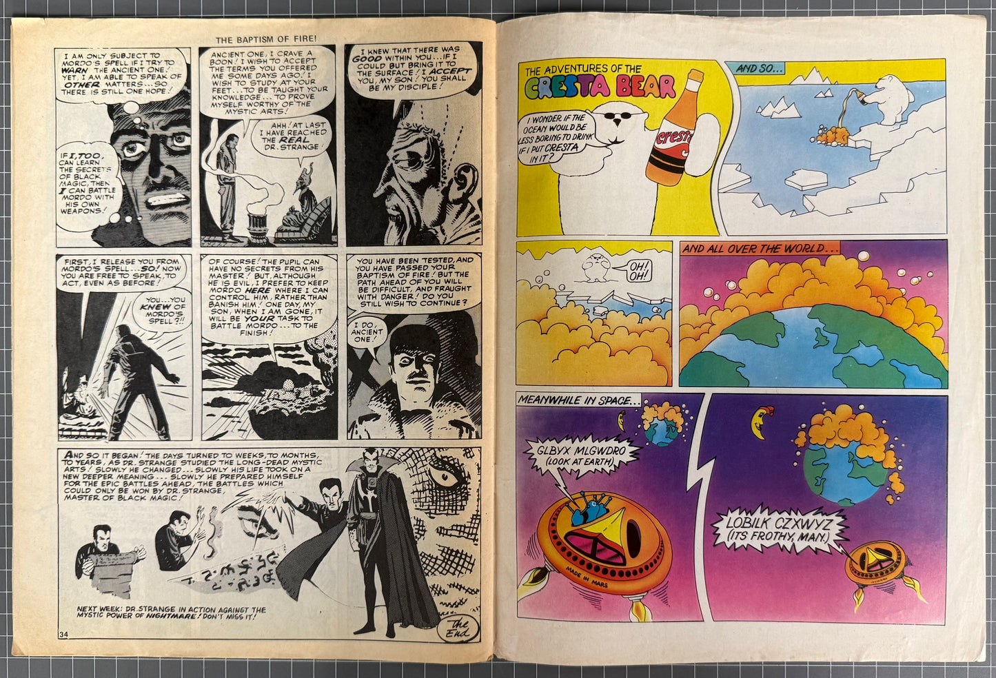 THE AVENGERS #1 [MARVEL UK] COMIC MAGAZINE 1973
