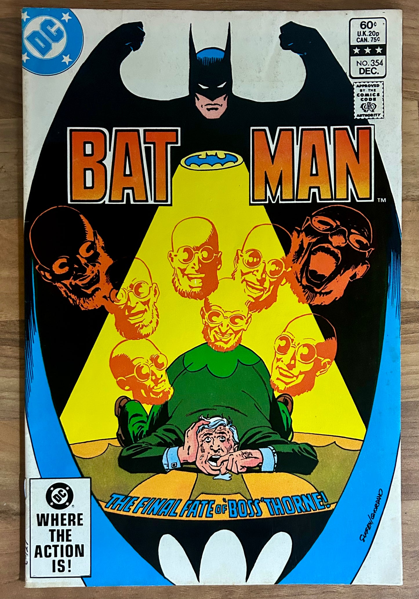 BATMAN #354 [DC COMICS] DIRECT 1982 FN/VF