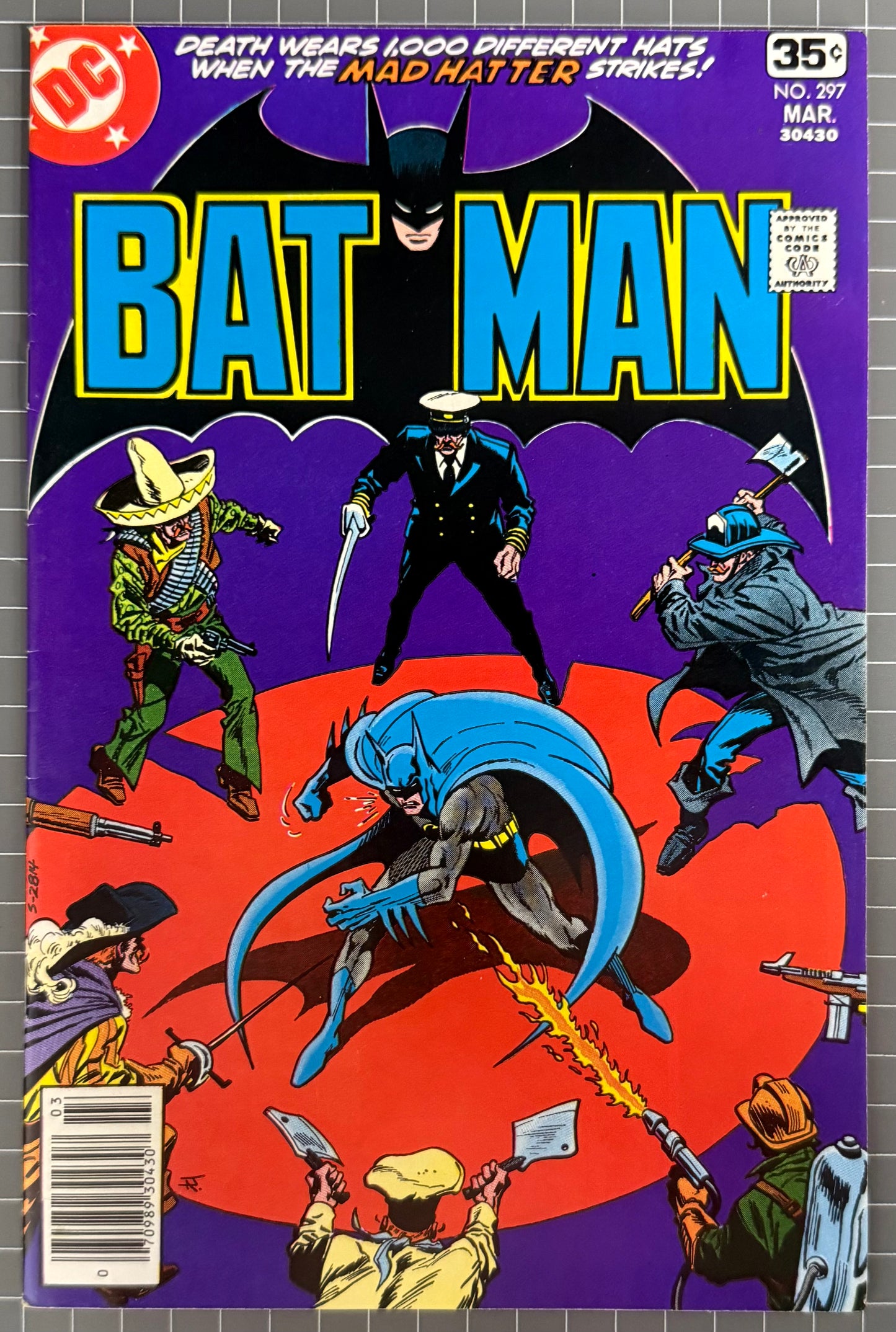 BATMAN #297 [DC COMICS] *JIM APARO COVER* 1978 VF