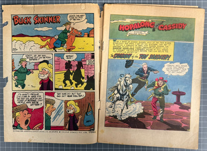 HOPALONG CASSIDY #88 [COLOUR COMICS] AUSTRALIAN PRE-DECIMAL *SCARCE* 1956