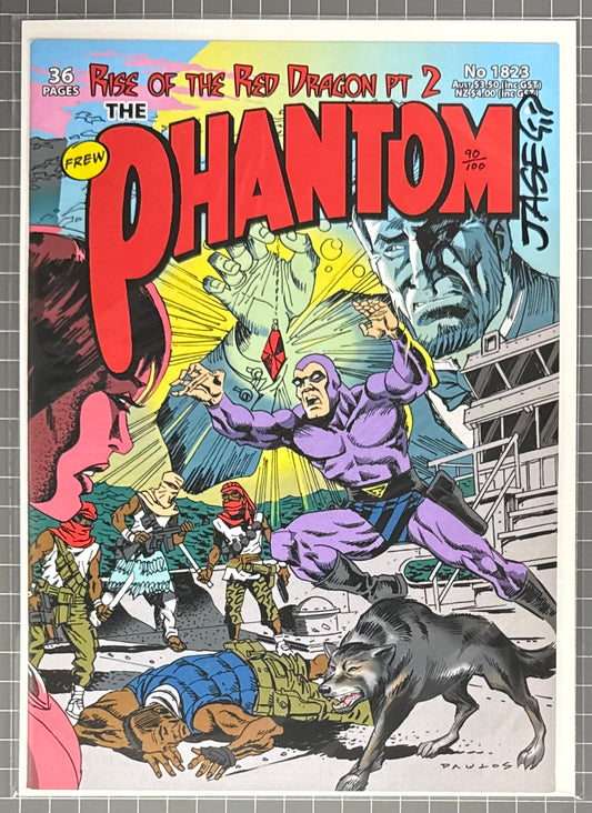 THE PHANTOM #1823 [FREW] ***SIGNED & LIMITED*** AUSTRALIAN COMIC 2018 NM