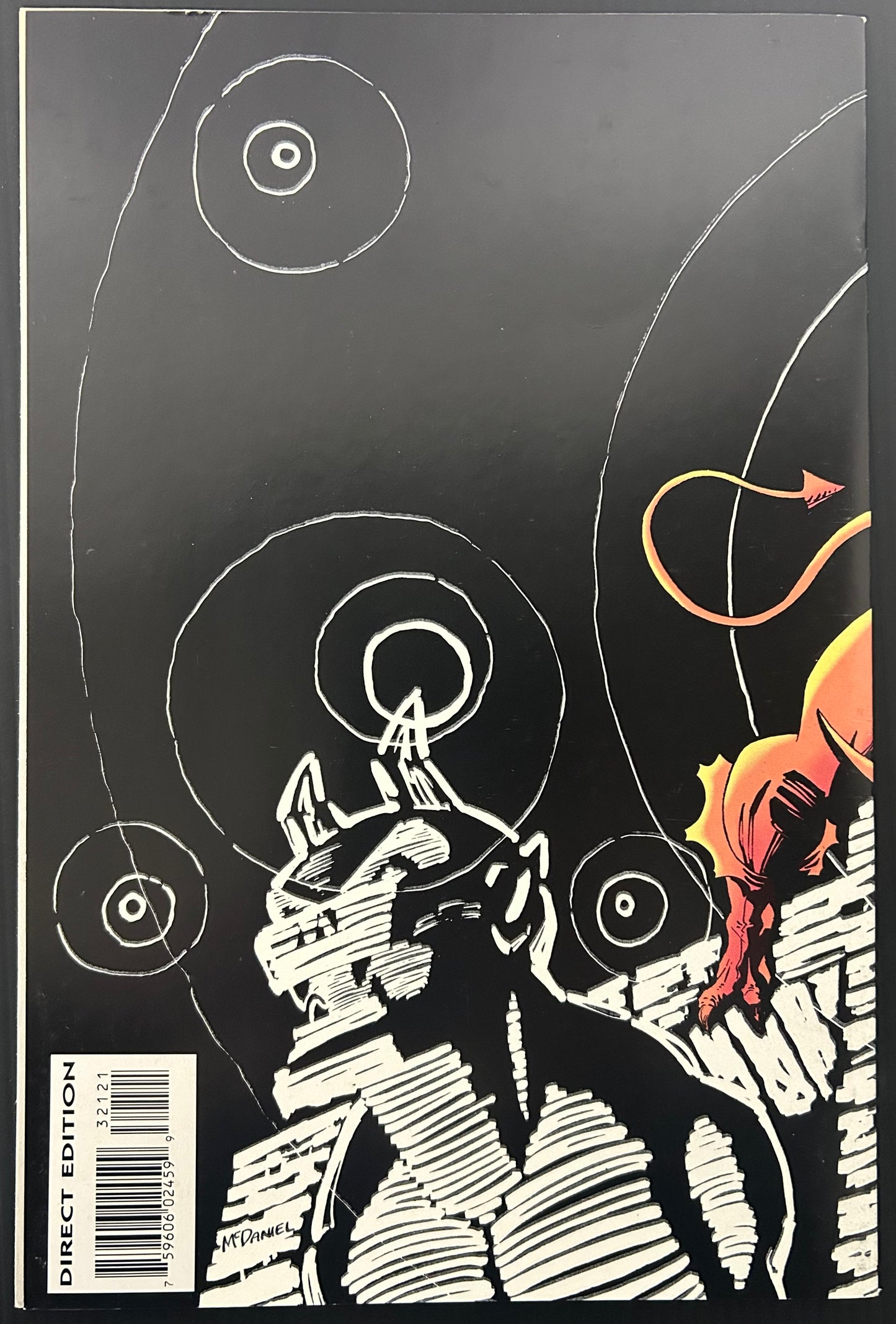 🔑 DAREDEVIL #321 [MARVEL COMICS] DIRECT *DAREDEVIL BLACK SUIT DEBUT* 1993 VF+
