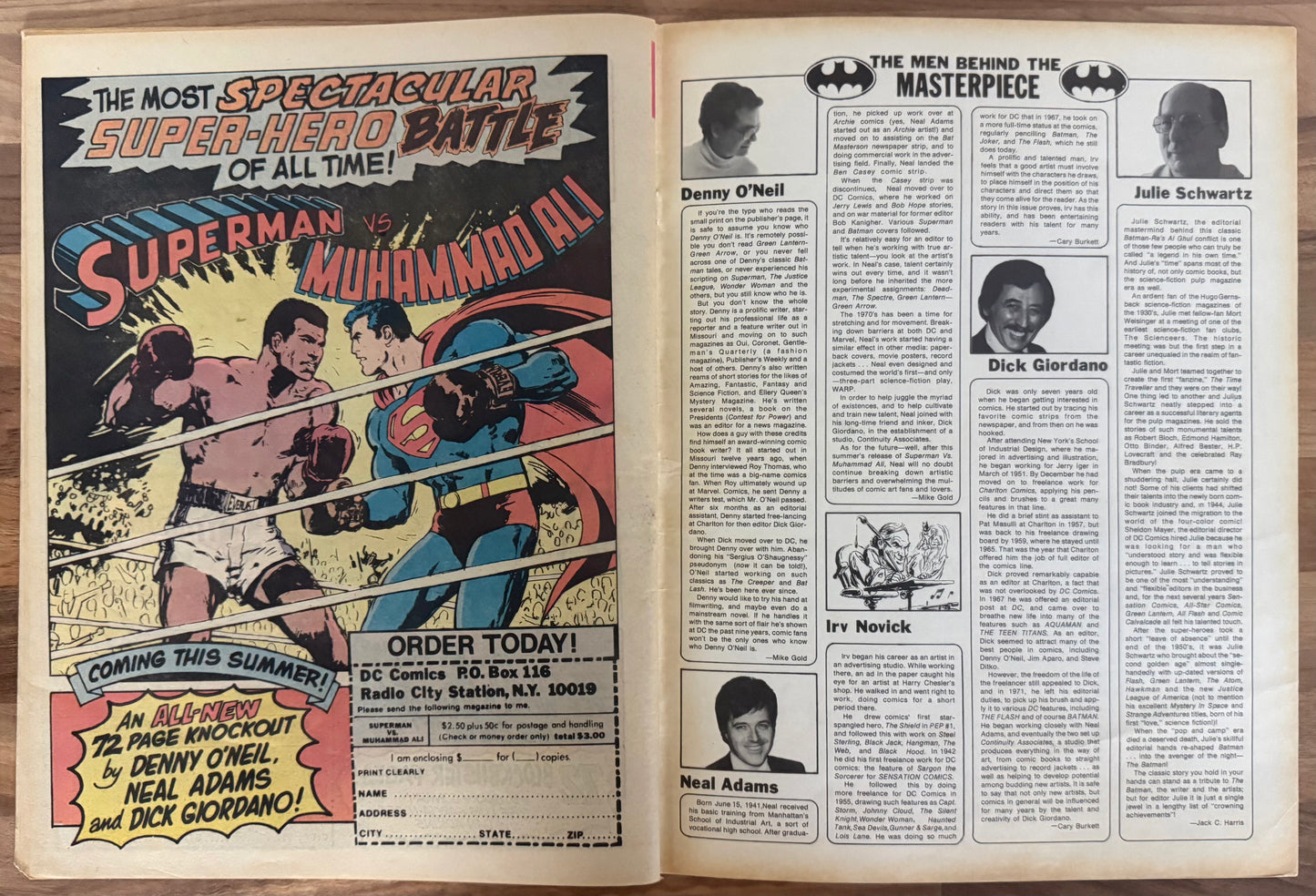 🔑 LIMITED COLLECTOR'S EDITION #C-51: BATMAN [DC] TREASURY COMIC 1977 VG/FN