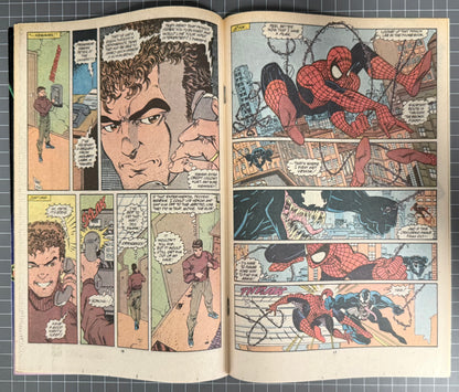 🔑 AMAZING SPIDER-MAN #346 [MARVEL COMICS] DIRECT *ERIK LARSEN COVER* 1991 VF