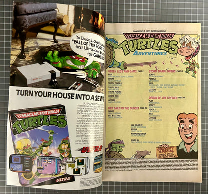 TEENAGE MUTANT NINJA TURTLES MEET ARCHIE [ARCHIE COMICS] DIRECT SPRING 1991 NM-
