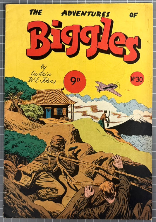 THE ADVENTURES OF BIGGLES #30 [ACTION COMICS] AUSTRALIAN *RARE* PRE-DECIMAL 1956