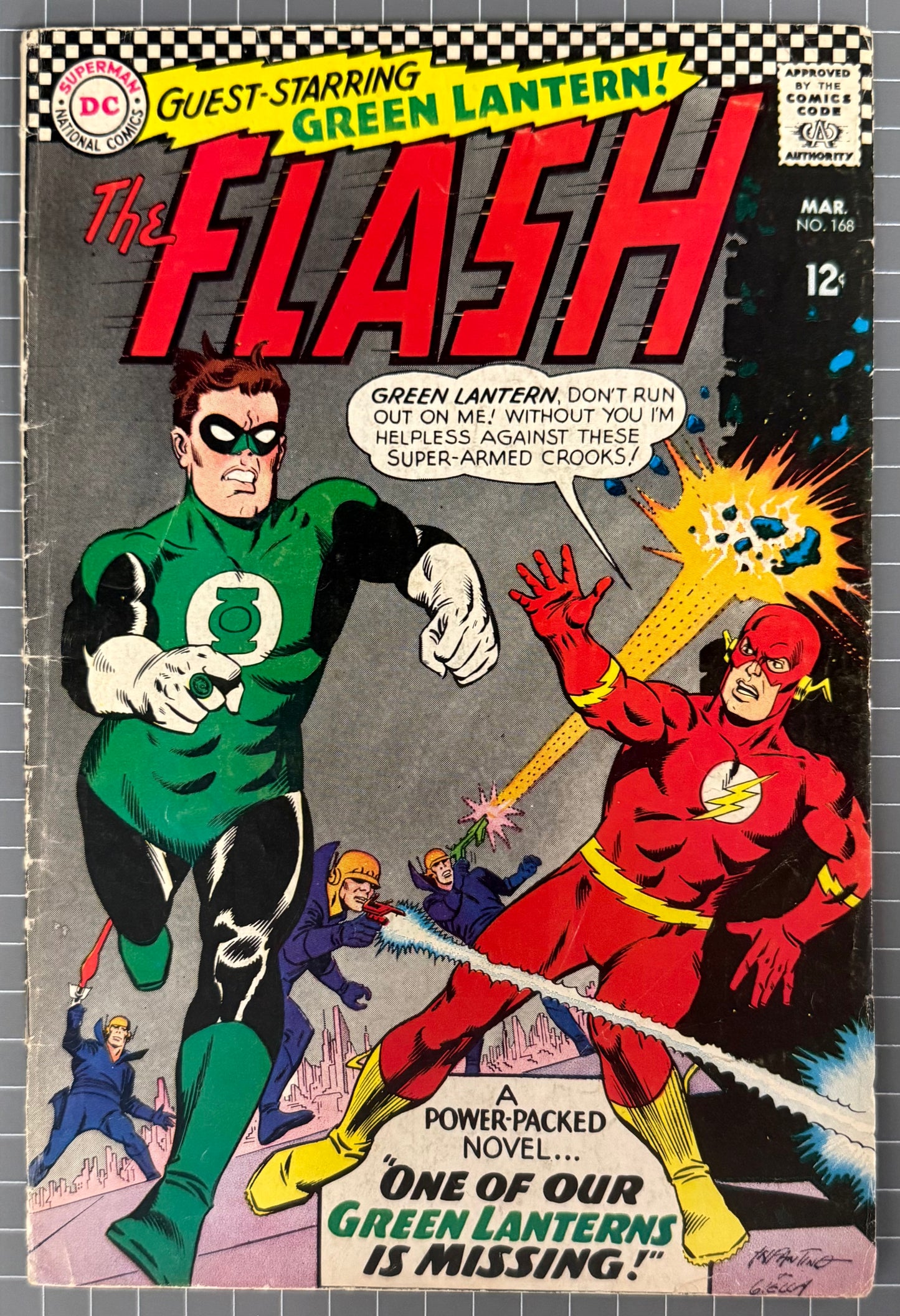 THE FLASH #168 [DC COMICS] 1967 VG