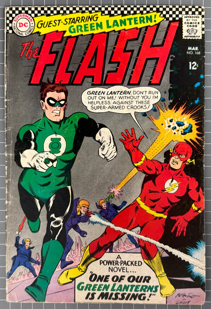 THE FLASH #168 [DC COMICS] 1967 VG