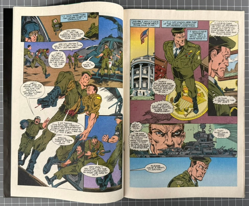 🔑 G.I. JOE: A REAL AMERICAN HERO #152 [MARVEL COMICS] *SNAKE EYES* 1994 VF+