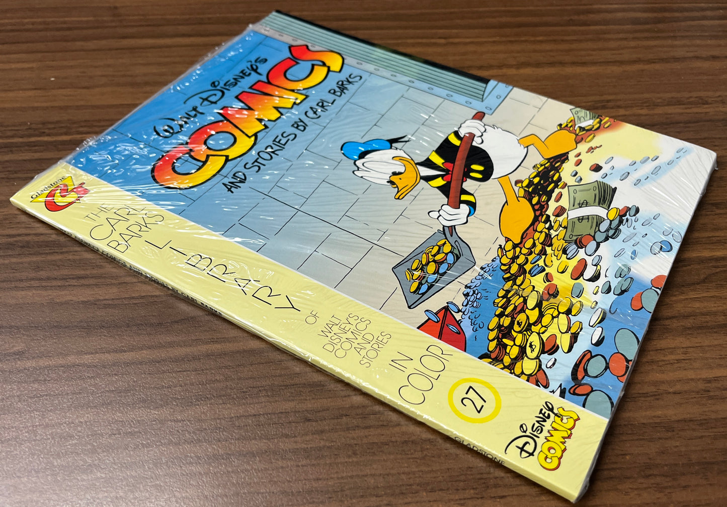 The Carl Barks Library of Walt Disney's Comics and Stories in Color #27 + Trading Card 1994 NEW