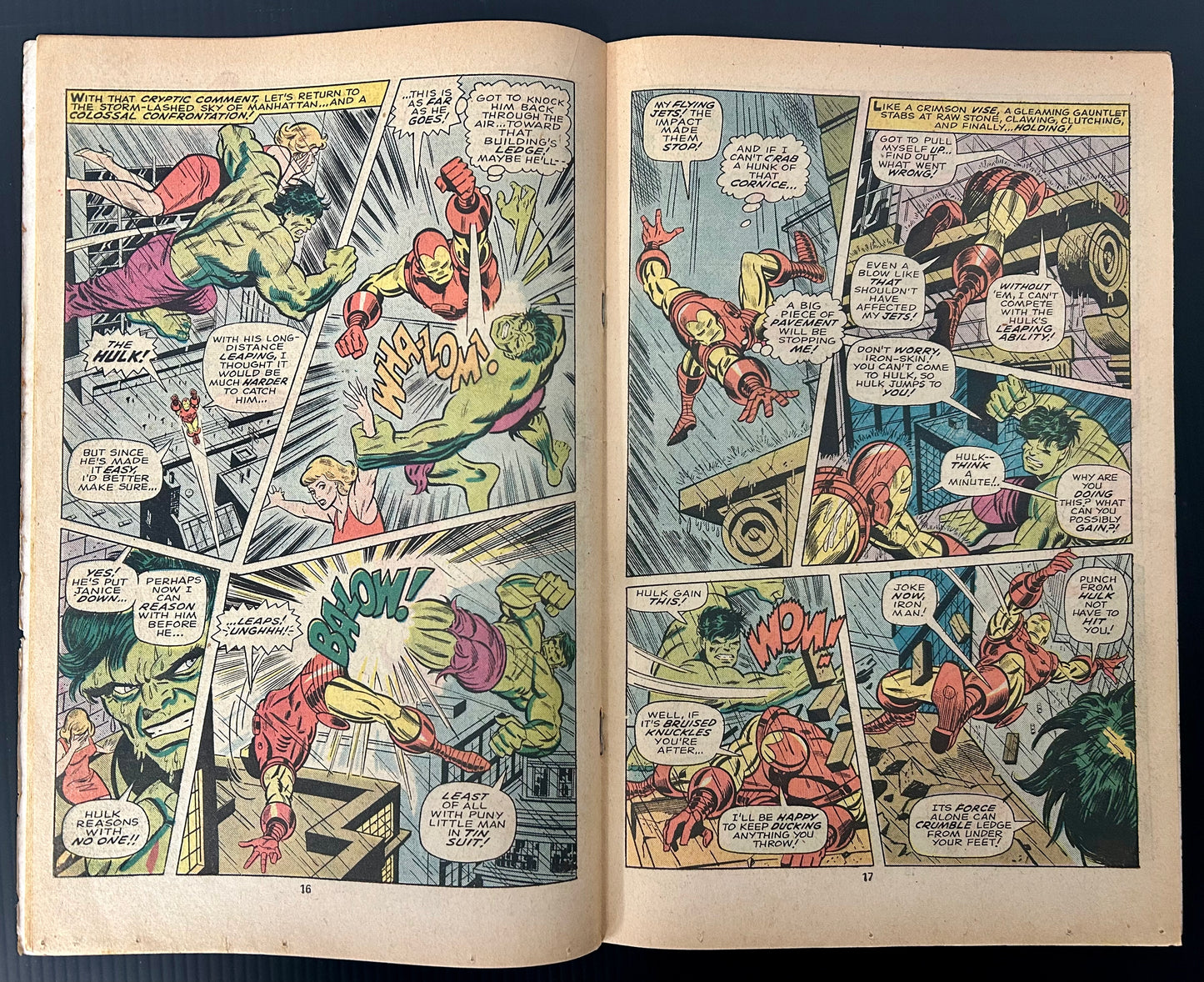 IRON MAN #76 [MARVEL COMICS] DIRECT 1975 VG-