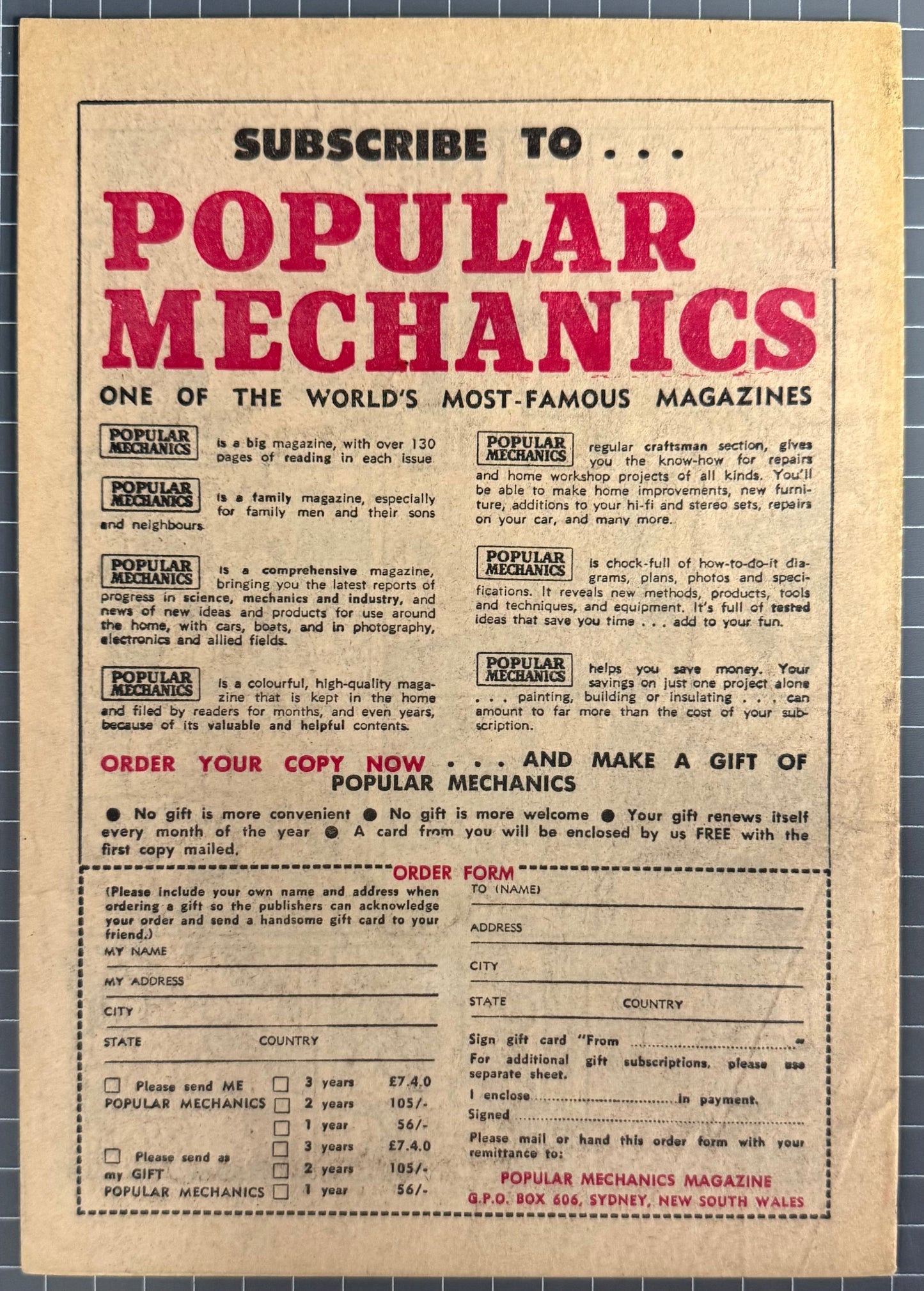 ADVENTURES OF CATMAN #14 [PHOTO-TYPE] AUSTRALIAN PRE-DECIMAL COMIC 1965