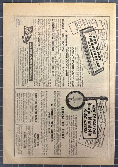 THE SHADOW #98 [TRICHO] AUSTRALIAN PRE-DECIMAL COMIC 1962