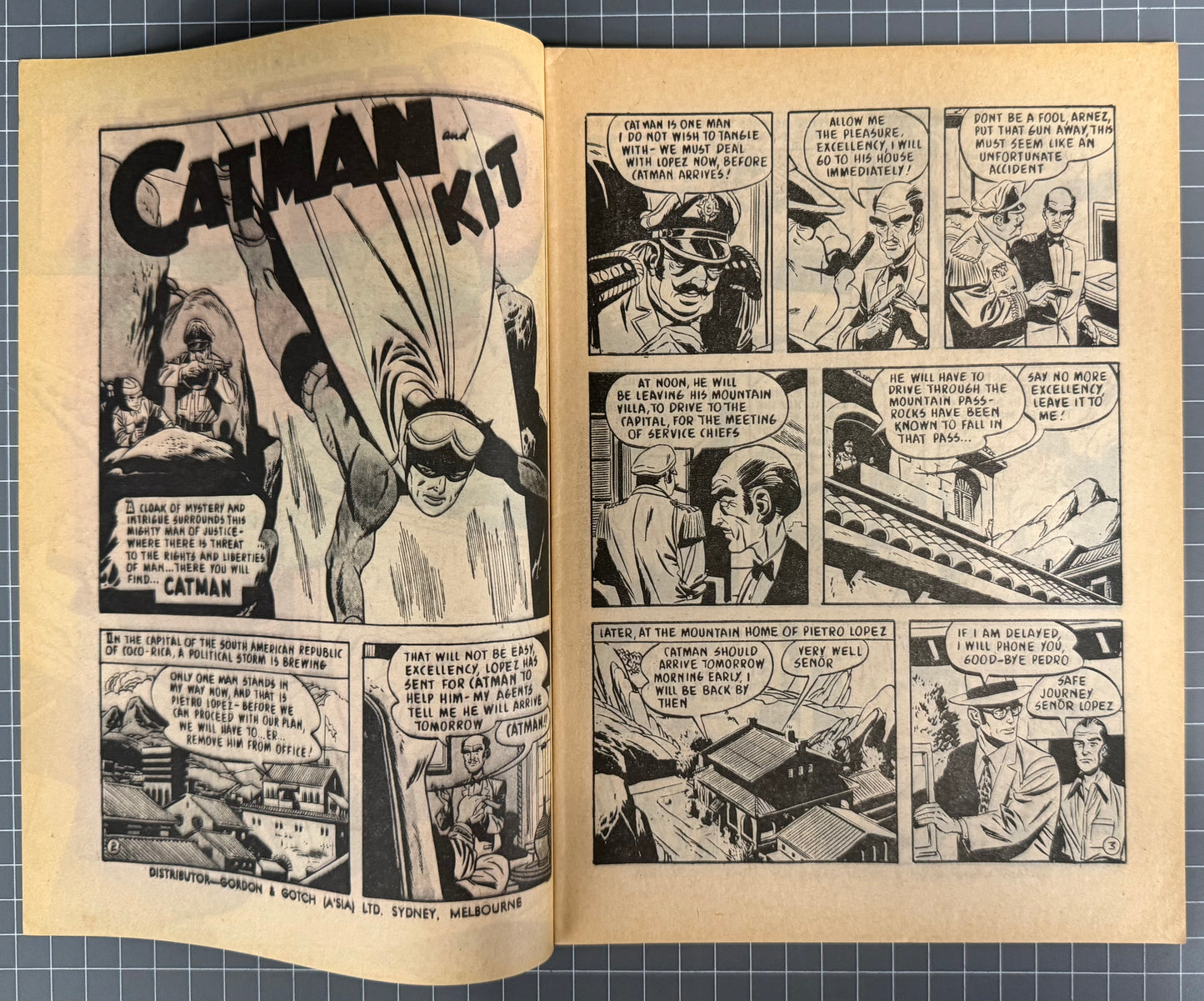 ADVENTURES OF CATMAN #19 [PAGE PUBLICATIONS] AUSTRALIAN COMIC 1966