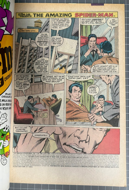 🔑 AMAZING SPIDER-MAN #289 [MARVEL COMICS] *1ST APP. 5TH HOBGOBLIN* 1987 FN/VF