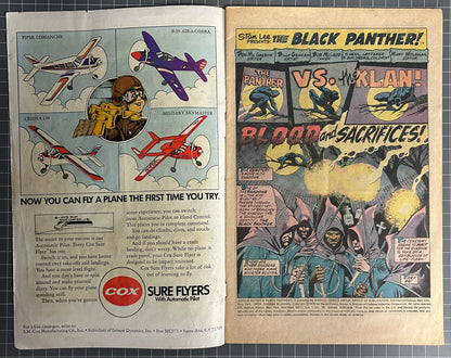 🔑 JUNGLE ACTION #19 [MARVEL COMICS] *BLACK PANTHER VS KU KLUX KLAN* 1976