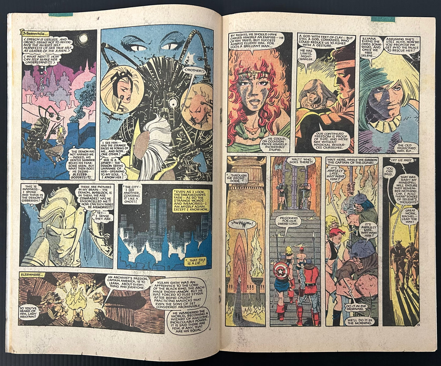 🔑 THE UNCANNY X-MEN #191 [MARVEL COMICS] *1ST APP. NIMROD* 1985 VG-