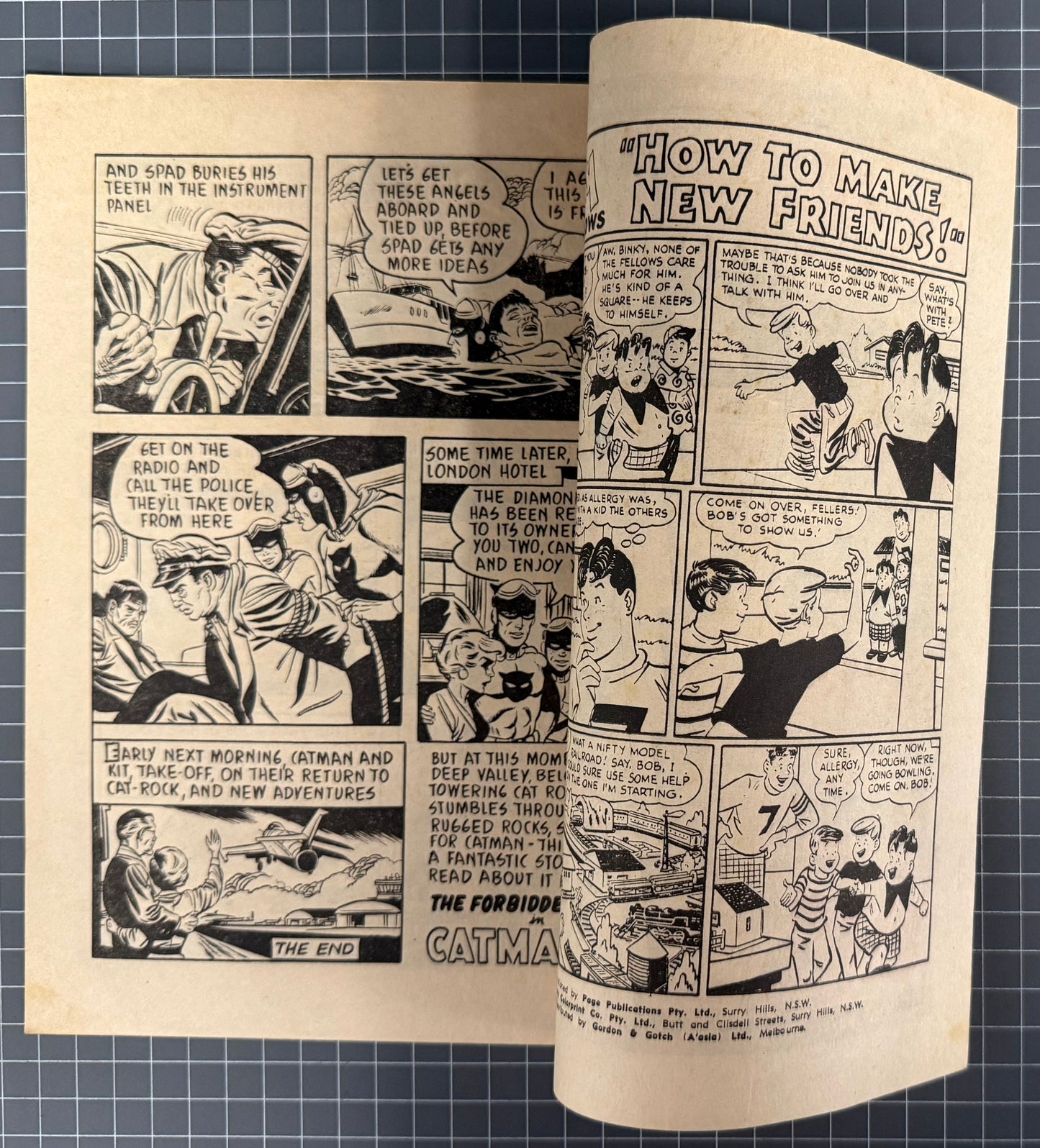 ADVENTURES OF CATMAN #16 [PAGE PUBLICATIONS] AUSTRALIAN PRE-DECIMAL COMIC 1966