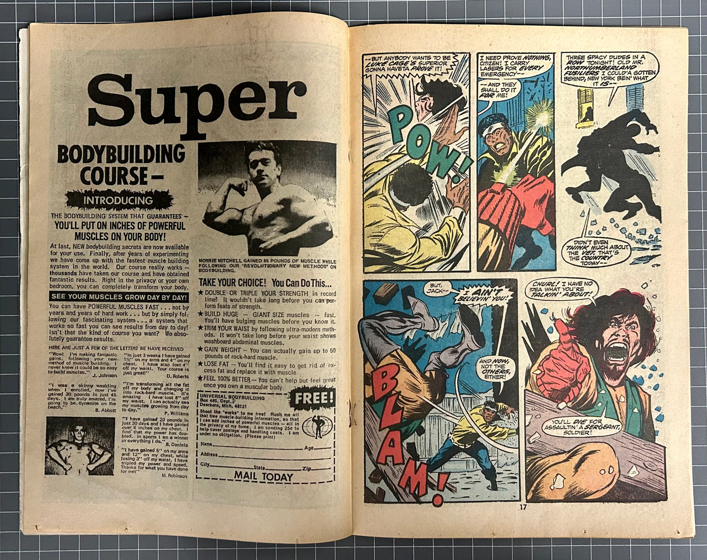 HERO FOR HIRE #7 [MARVEL COMICS] DIRECT 1973 VG-
