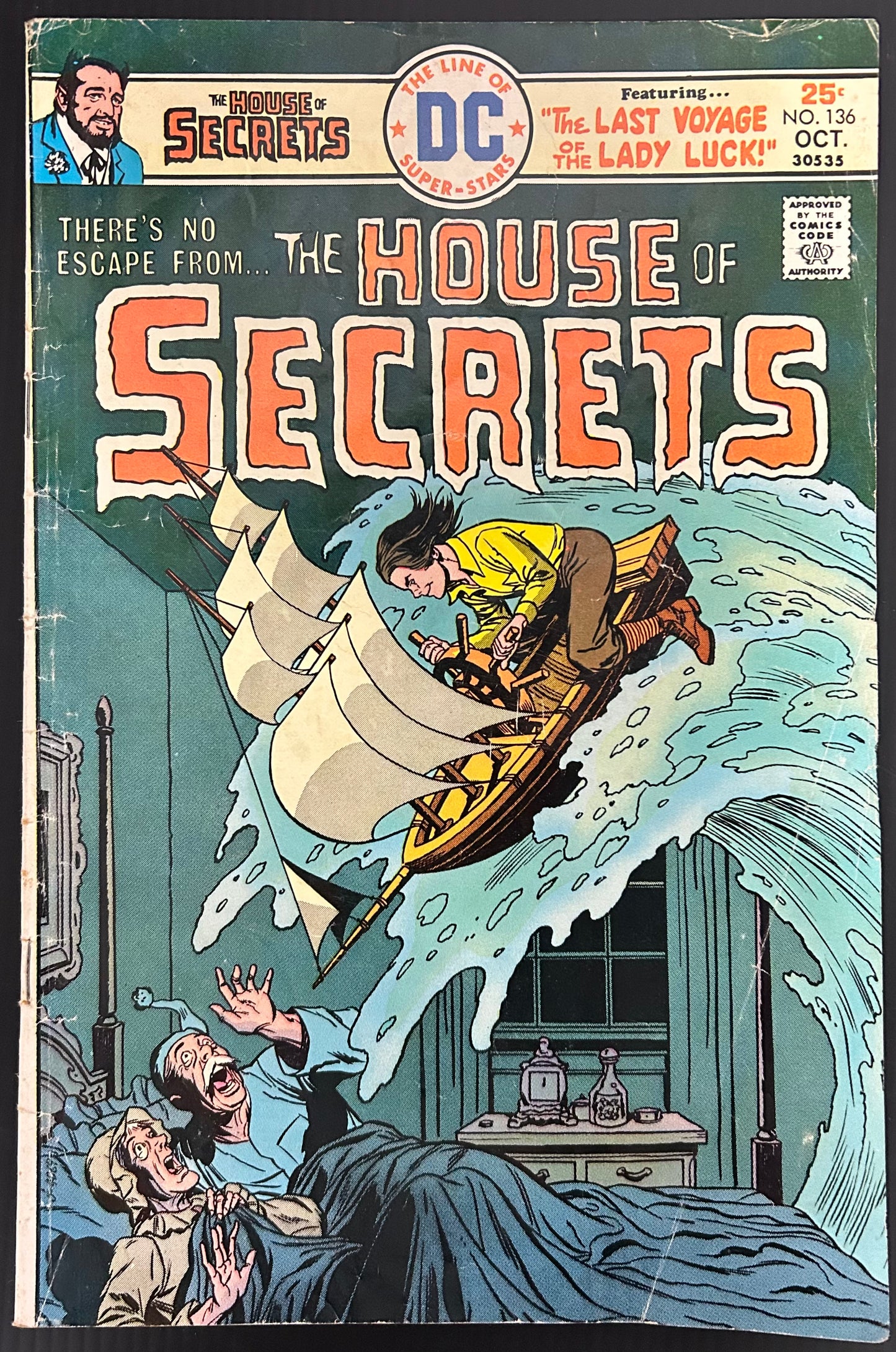 HOUSE OF SECRETS #136 [DC] COMIC 1975 GD/VG