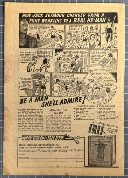 SIR FALCON #55 [TRICHO PUBLICATIONS] AUSTRALIAN PRE-DECIMAL COMIC 1963