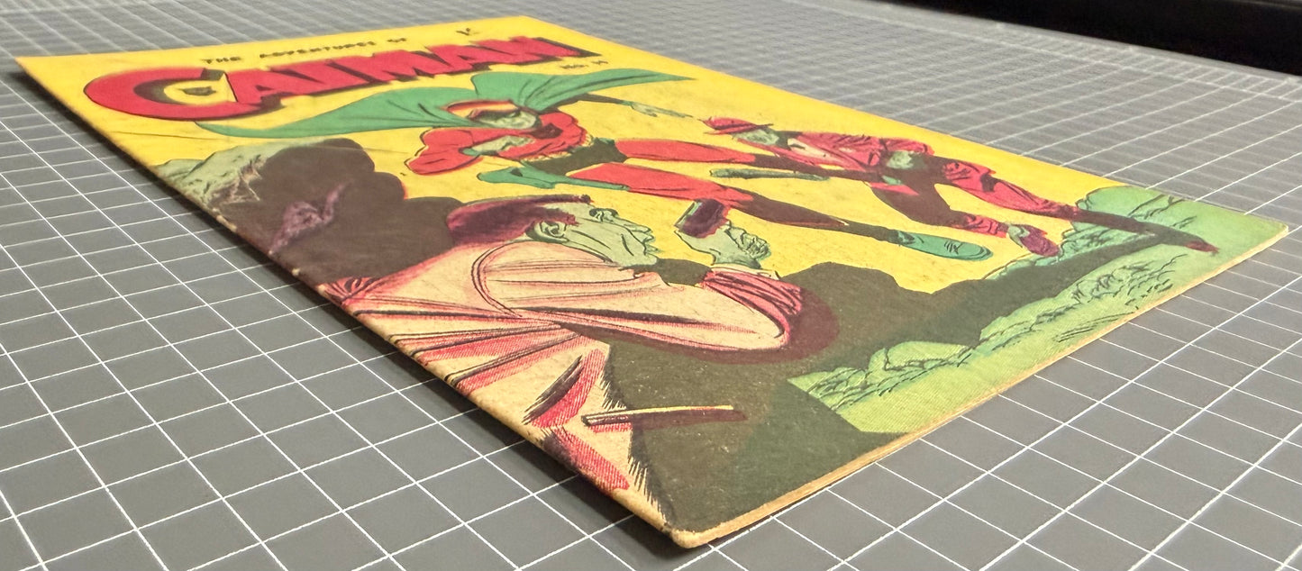 ADVENTURES OF CATMAN #14 [PHOTO-TYPE] AUSTRALIAN PRE-DECIMAL COMIC 1965