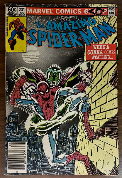 THE AMAZING SPIDER-MAN #231 [MARVEL COMICS] NEWSSTAND 1982 VG/FN