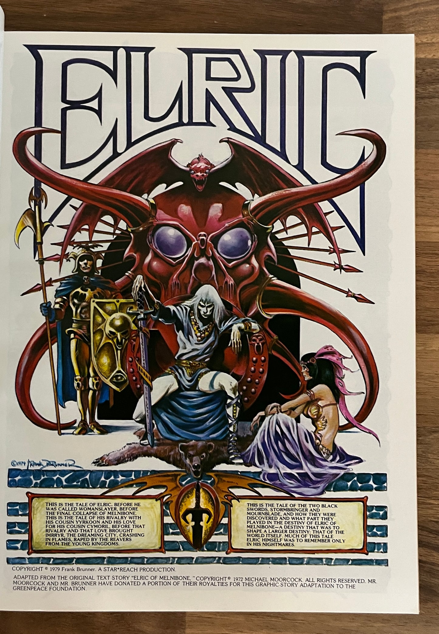 Star Reach Greatest Hits: Michael Morrcock's Elric of Melnibone - Adapted by Frank Brunner
