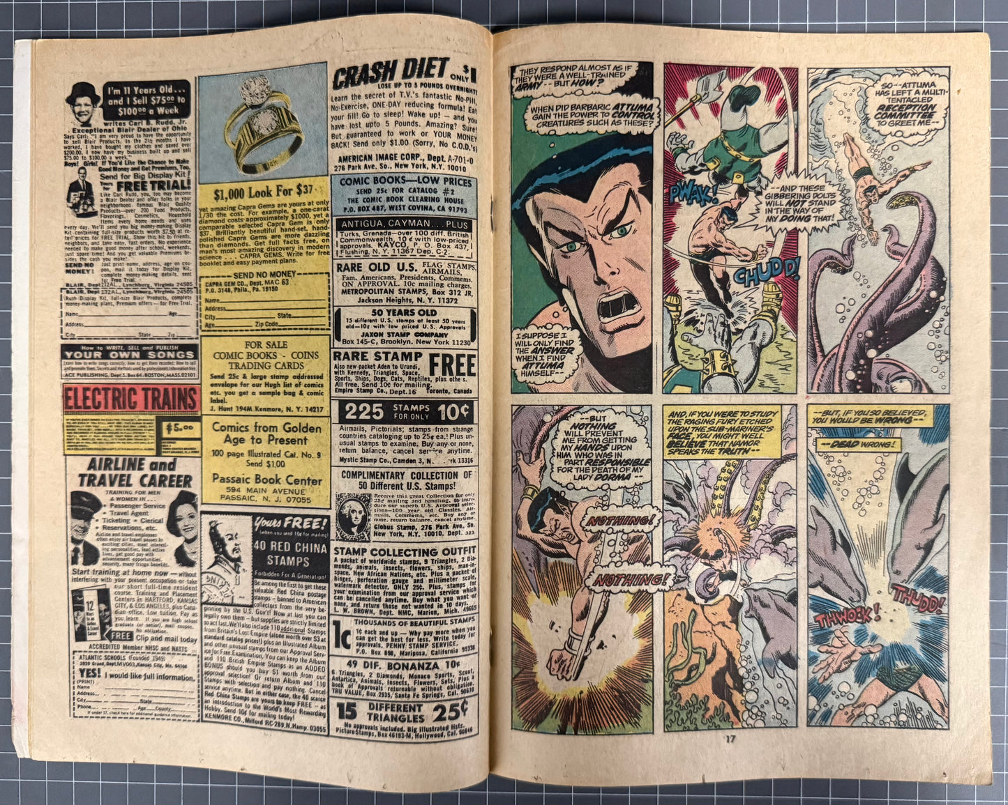 THE DEFENDERS #7 [MARVEL COMICS] DIRECT 1973 GD/VG