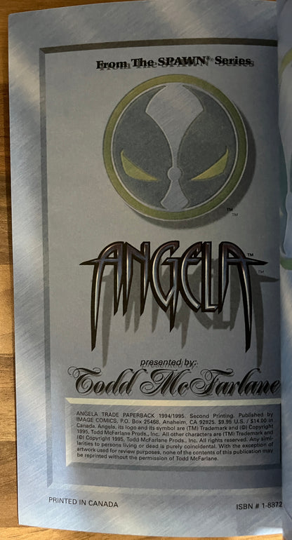 Angela Vol. 1 Spawn Series by Neil Gaiman, Greg Capullo 2nd Print TPB