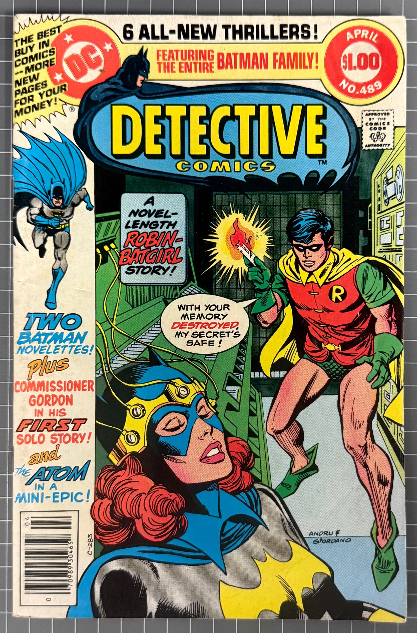DETECTIVE COMICS #489 [DC COMICS] 1980 FN/VF