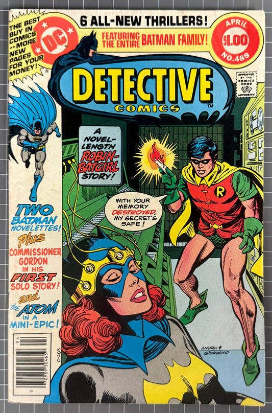 DETECTIVE COMICS #489 [DC COMICS] 1980 FN/VF