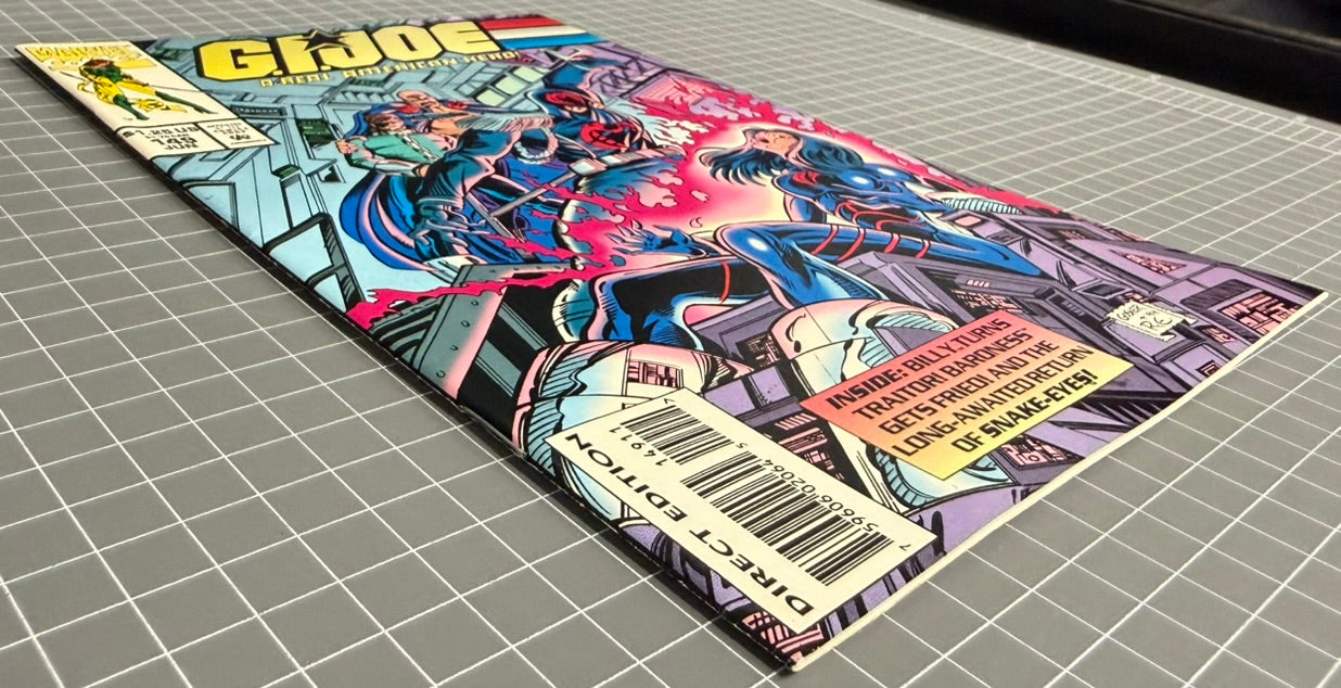 🔑 G.I. JOE: A REAL AMERICAN HERO #149 [MARVEL COMICS] DIRECT *SNAKE EYES* 1994