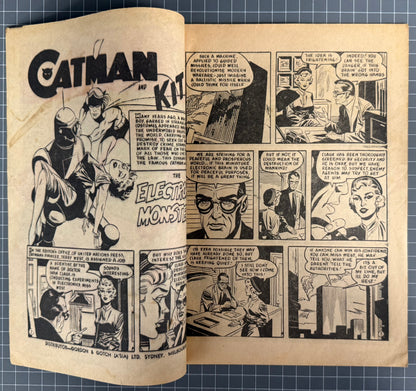 ADVENTURES OF CATMAN #21 [TRICHO] AUSTRALIAN *SCARCE* PRE-DECIMAL COMIC 1963