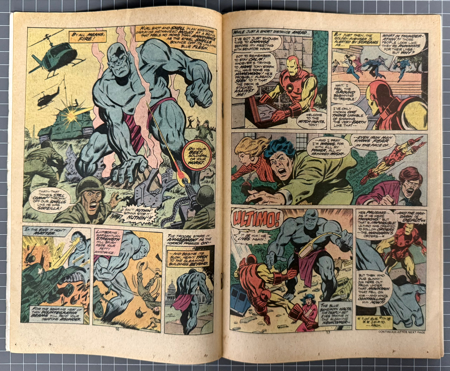 THE INVINCIBLE IRON MAN #95 [MARVEL COMICS] 1977 VG