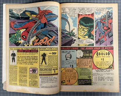 🔑 THE AMAZING SPIDER-MAN #90 [MARVEL COMICS] *DEATH CAPT. GEORGE STACY* 1970 GD-