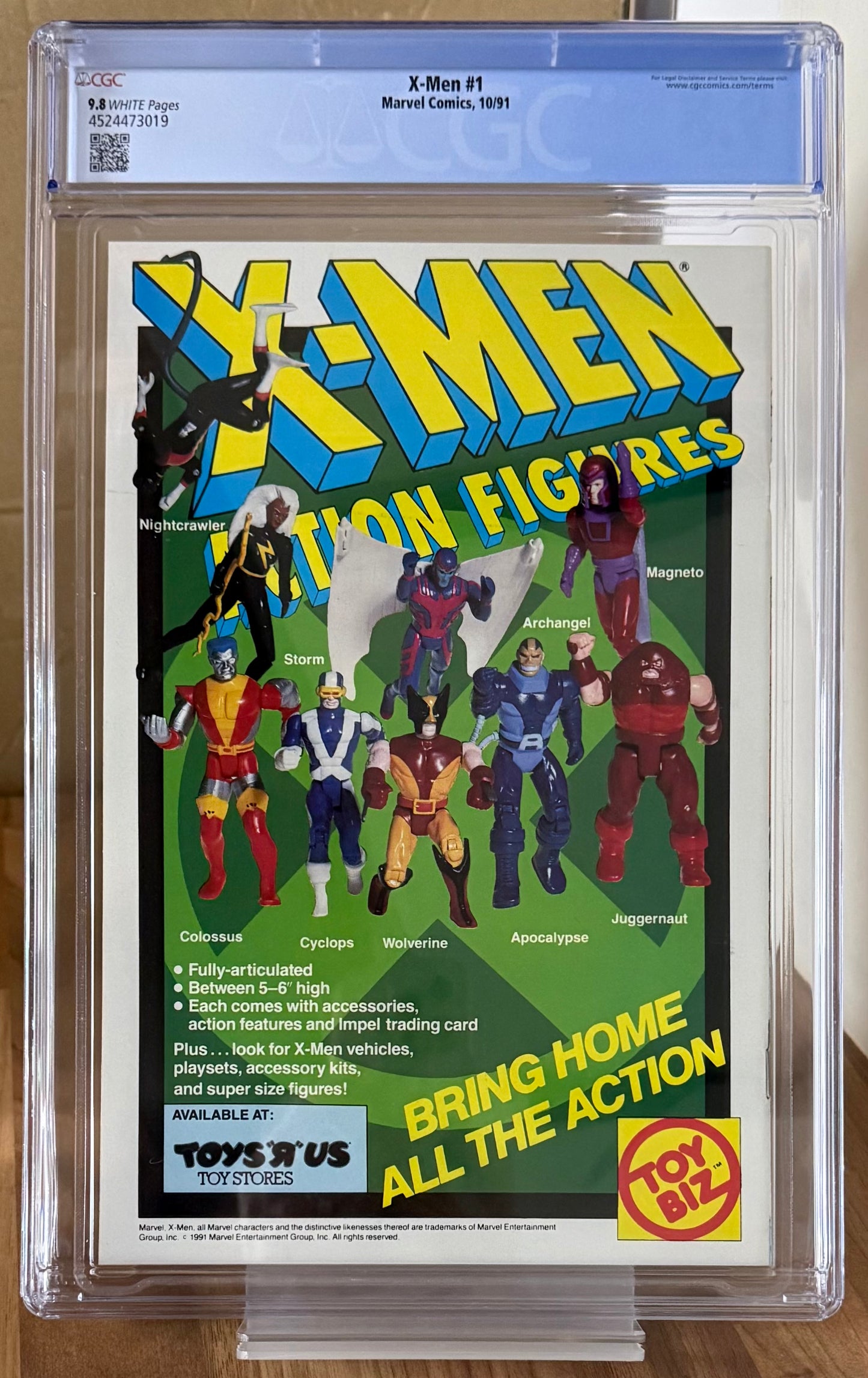 🔑 X-MEN #1 (COVER D) CGC 9.8 [MARVEL COMICS] DIRECT *1ST APP. ACOLYTES* 1991