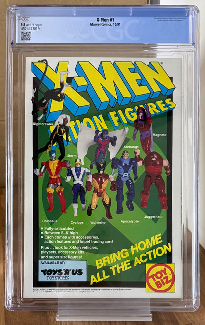 🔑 X-MEN #1 (COVER D) CGC 9.8 [MARVEL COMICS] DIRECT *1ST APP. ACOLYTES* 1991